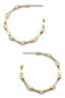 Bamboo Open Hoop Earrings - #IE22136