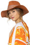 Aztec Band Woven Panama Hat - #BHP210060