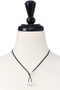 Faux Pearl Rope Chain Necklace 