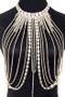Cz Tassel Body Chain
