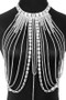 Cz Tassel Body Chain