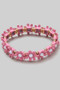 Full Floral Charm Stretch Bracelet