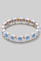 Full Floral Charm Stretch Bracelet