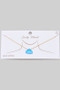 Epoxy Cloud Pendant Gold Necklace