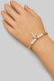 Cross Charm Beaded Bracelet