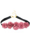 Mesh Floral Choker Necklace