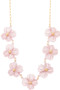 Stationary Floral Chain Necklace