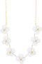 Stationary Floral Chain Necklace