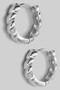 Dainty Twist Huggie Earrings - #GE10072-BOX