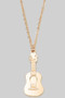 Guitar Pendant Necklace - #HN4990