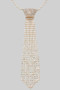Rhinestone Necklace Tie