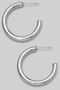18K Gold Dipped Open Hoop Earrings
