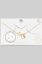 Gold Dipped Hope Pendant Necklace