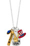 4Th Of July Necklaces. - #15663SA-0