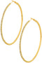 Rhinestone Hoop Earrings. - #A6114