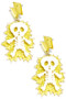 Resin Electric Skeleton Earrings