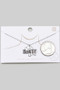 Gold Dipped Howdy Yall Pendant Necklace