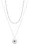Evil Eye Disc Pendant Necklace
