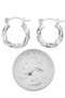 Solid And Twist Huggie Earrings