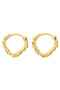 Cluster Bead Huggie Earrings