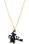 Which On Broom Pendant Necklace