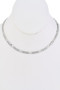 Figaro Chain Necklace - #GN7471-0
