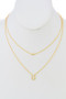 Gold Dipped Necklace - #PN1107-0