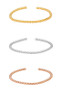 Multi Gold Dipped Rings.