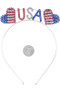  Usa And Hat Wire Headband.  - #71477-0