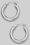 18K Gold Dipped Hollow Hoop Earrings - #KE20518
