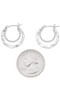 Two Row Hoop Earrings - #GE9182
