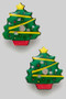 Light-Up Christmas Tree Earrings