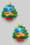 Light-Up Christmas Tree Earrings