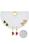3 Piece Christmas Theme Earring Set - #OEC904-0