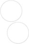 Brass Endless Hoop Earrings - #26622-70-0