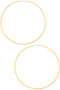 Brass Endless Hoop Earrings - #26622-70-0
