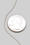 Silver Chain Necklace - #GN8170-0