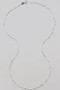 Silver Chain Necklace - #GN8171-0
