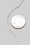 Silver Chain Necklace - #GN8172-0