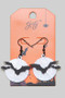 Bat Moonlight Dangle Earrings
