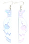 Skull Knife Dangle Earrings 