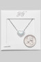 Stainless Steel Ab Heart Pendant Necklace