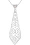 Rhinestone Adjustable Tie Necklace