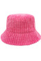 Ribbed Fuzzy Bucket Hat