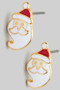 Dainty Santa Stud Earrings