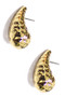 Textured Teardrop Earrings - #KE21818