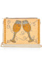 Wine Glass Beaded Clutch