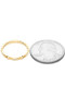 Brass Link Ring With Cz Pave