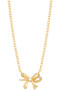 Mini Bow Knot Pendant Necklace