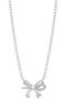 Mini Bow Knot Pendant Necklace